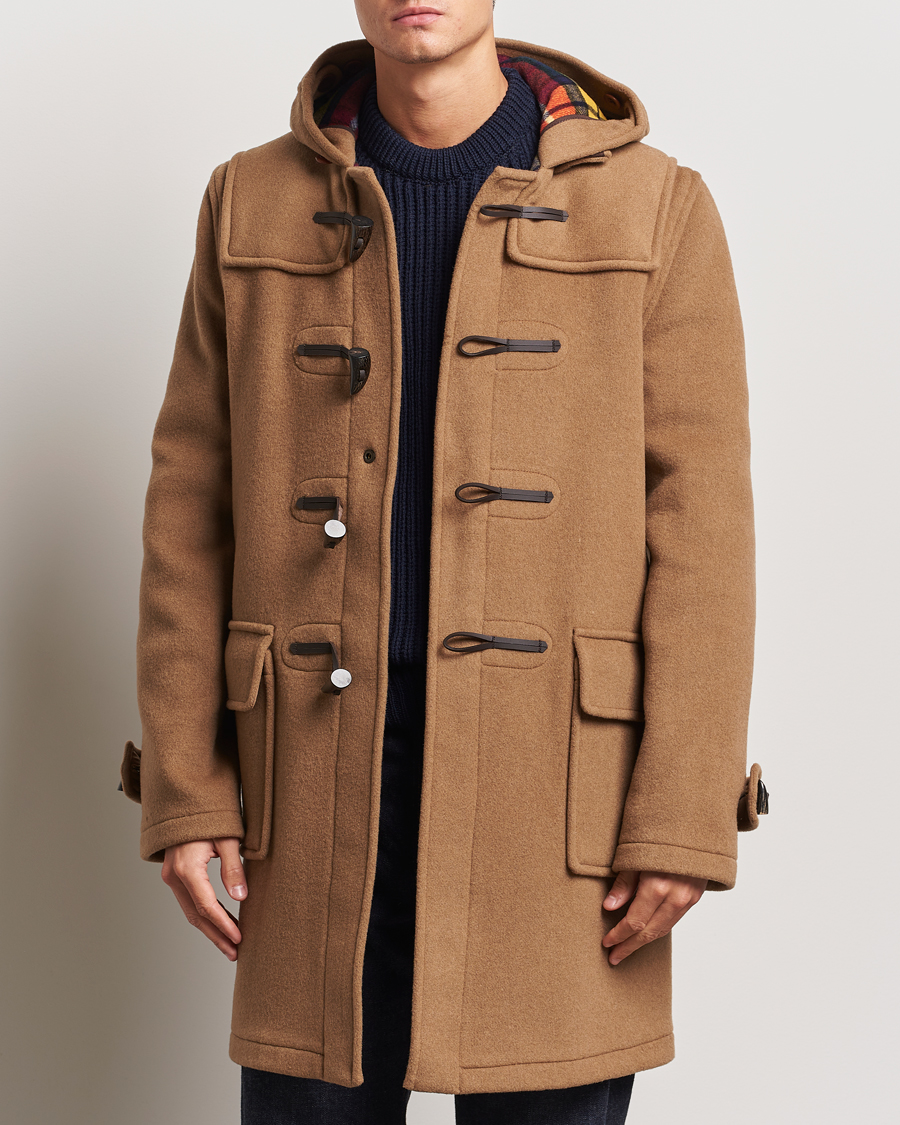 Mies |  | Gloverall | Morris Duffle Coat Camel/Buchanan