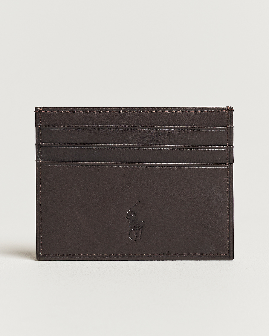 Mies |  | Polo Ralph Lauren | Smooth Leather Credit Card Case Brown