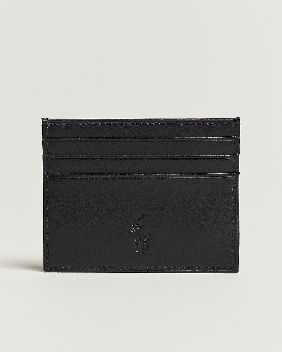 Mies |  | Polo Ralph Lauren | Smooth Leather Credit Card Case Black