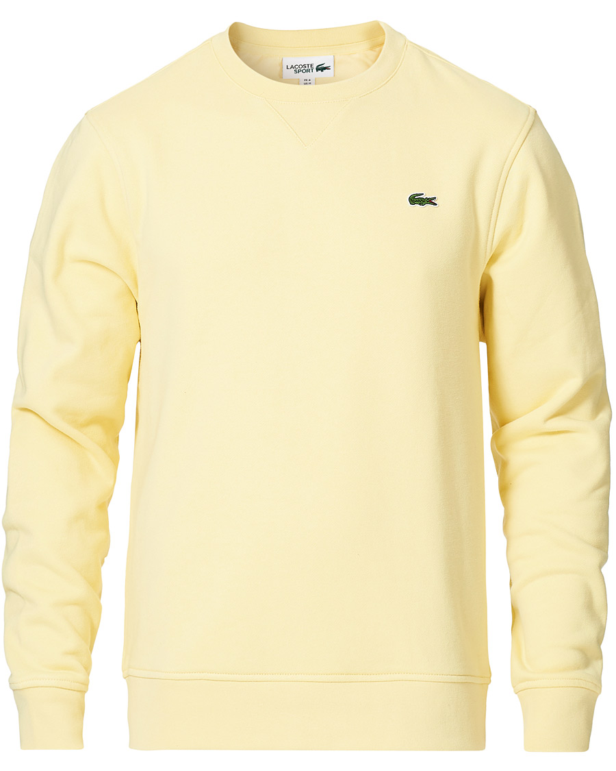 lacoste yellow sweatshirt