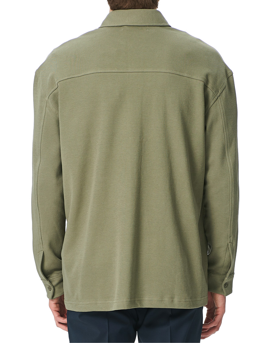 Mies | Puserot | Samsøe Samsøe | Samsøe & Samsøe Abuto Cotton Piquet Shirt Deep Lichen Green