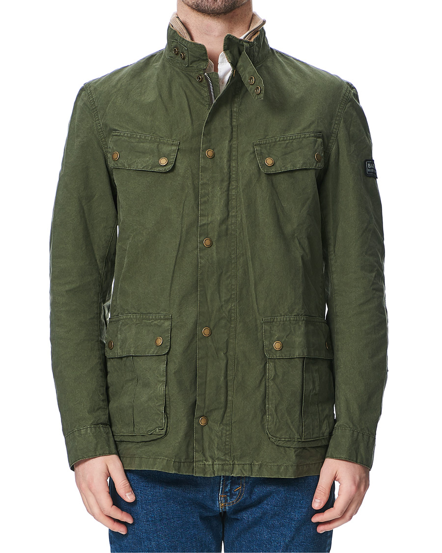 summer wash duke casual jacket racing green