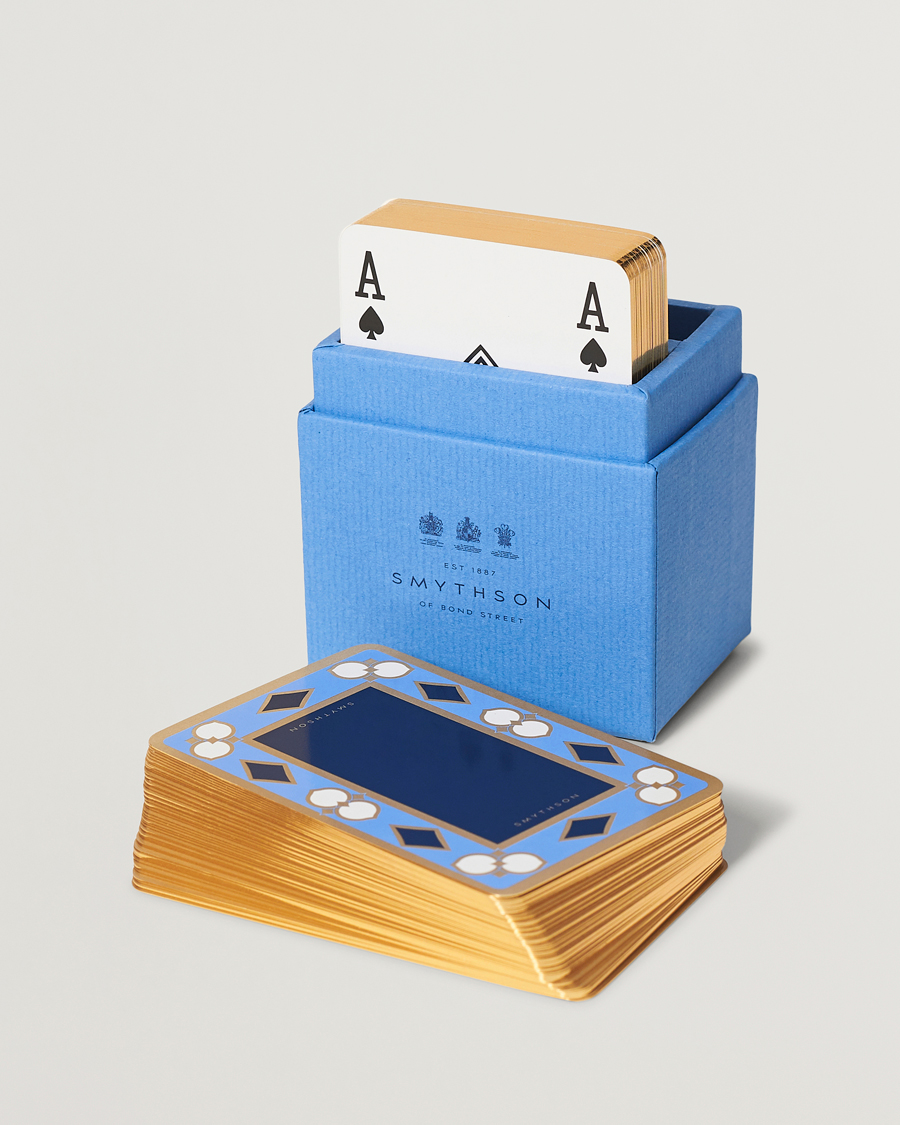 Mies |  | Smythson | Playing Card Nile Blue