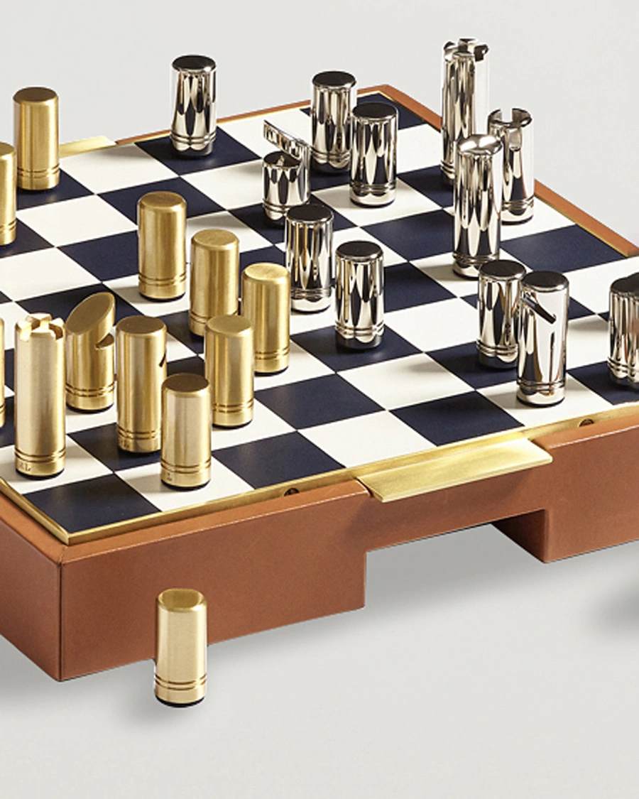Mies | Kotiin | Ralph Lauren Home | Fowler Chess Set Saddle Multi