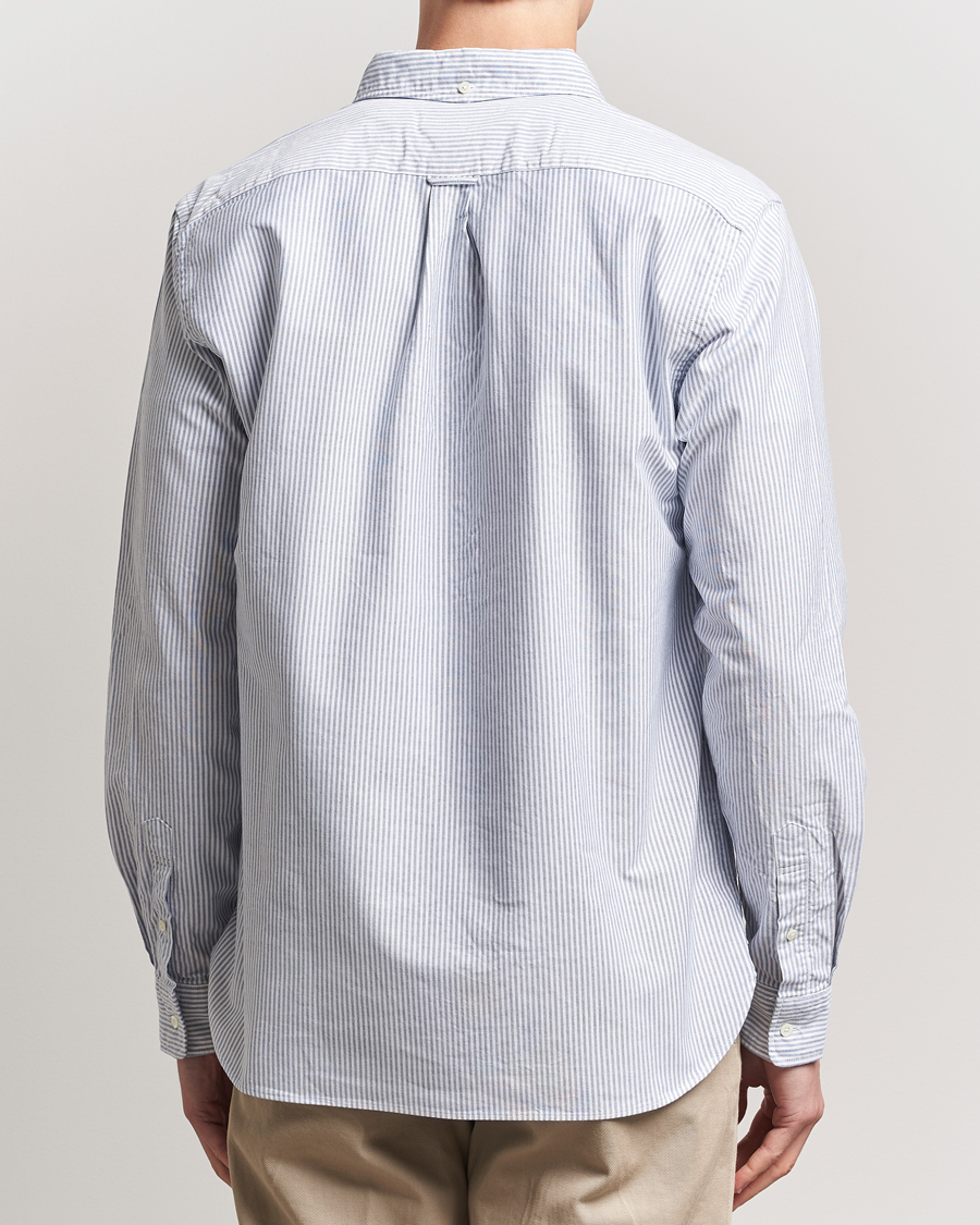 Mies | Kauluspaidat | BEAMS PLUS | Oxford Button Down Shirt Light Blue Stripe