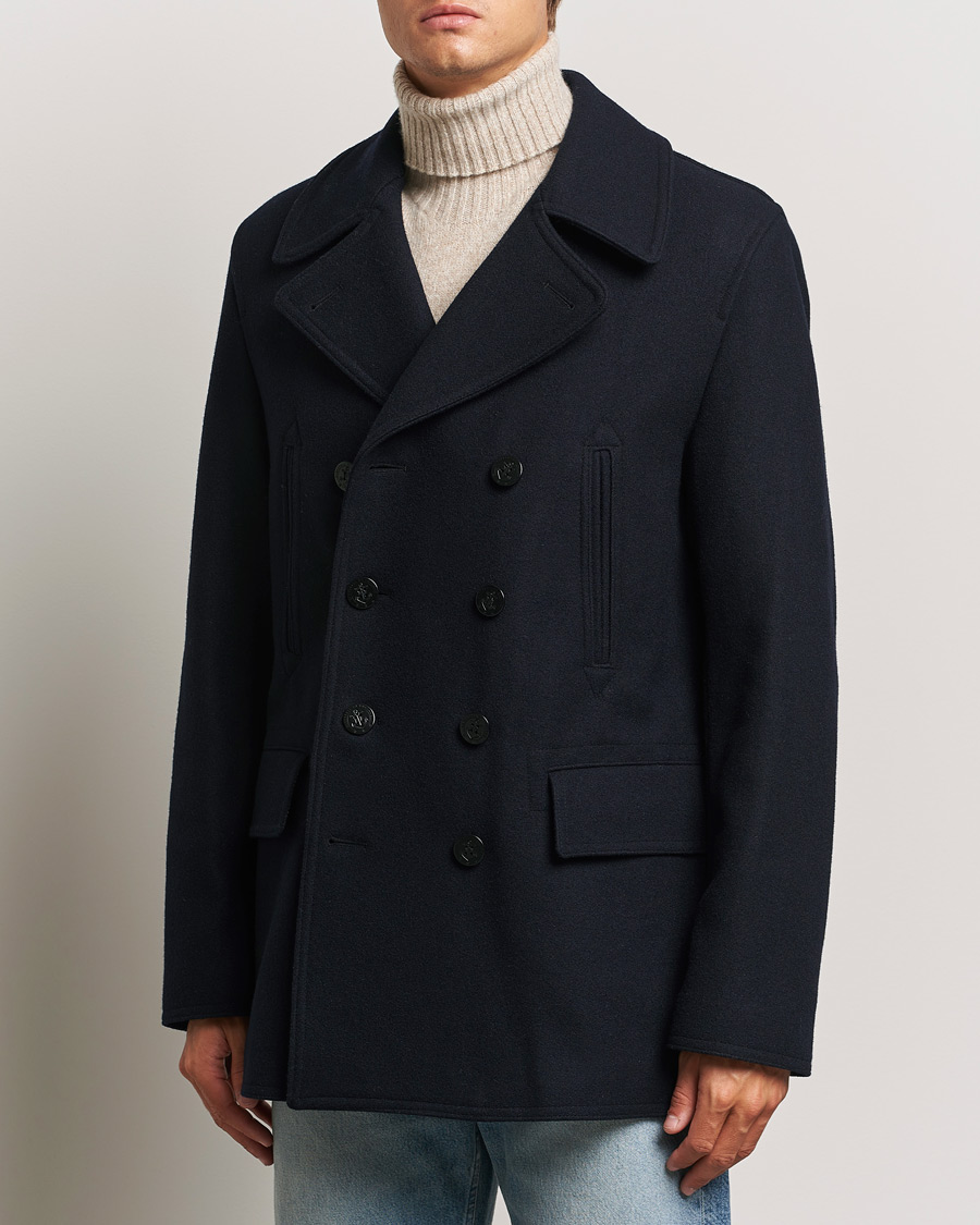 Mies |  | Gloverall | Churchill Reefer Peacoat Navy