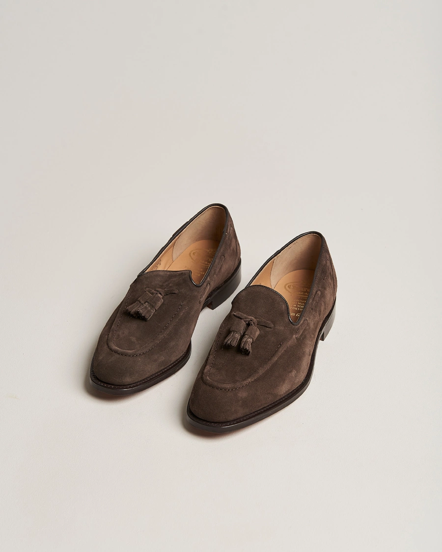 Mies | Church's | Church\'s | Kingsley Suede Tassel Loafer Brown
