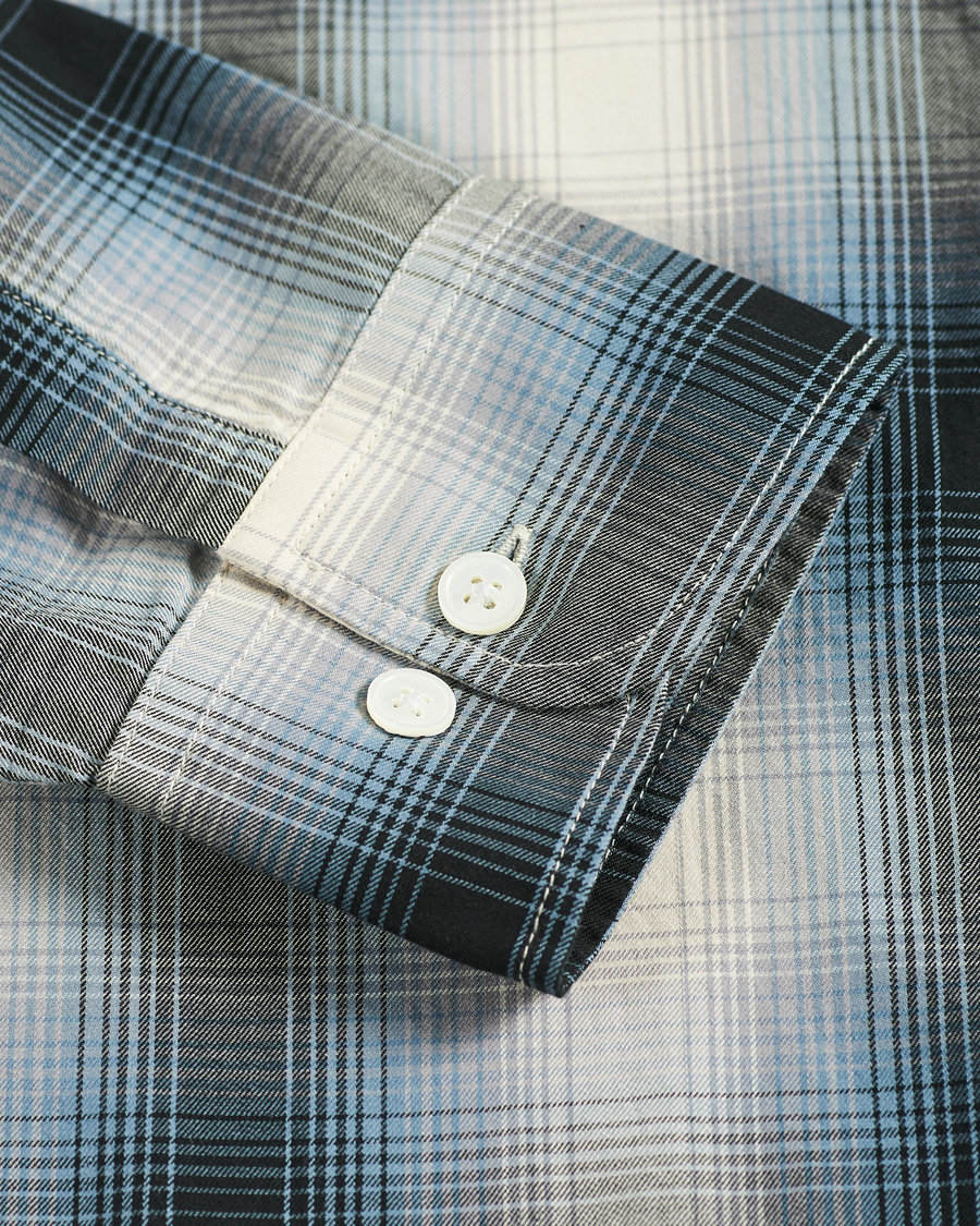 Mies | Kauluspaidat | NN07 | Errico Checked Shirt Blue/White