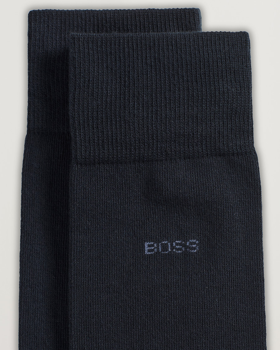 Mies | BOSS | BOSS BLACK | 2-Pack RS Uni Socks Dark Blue