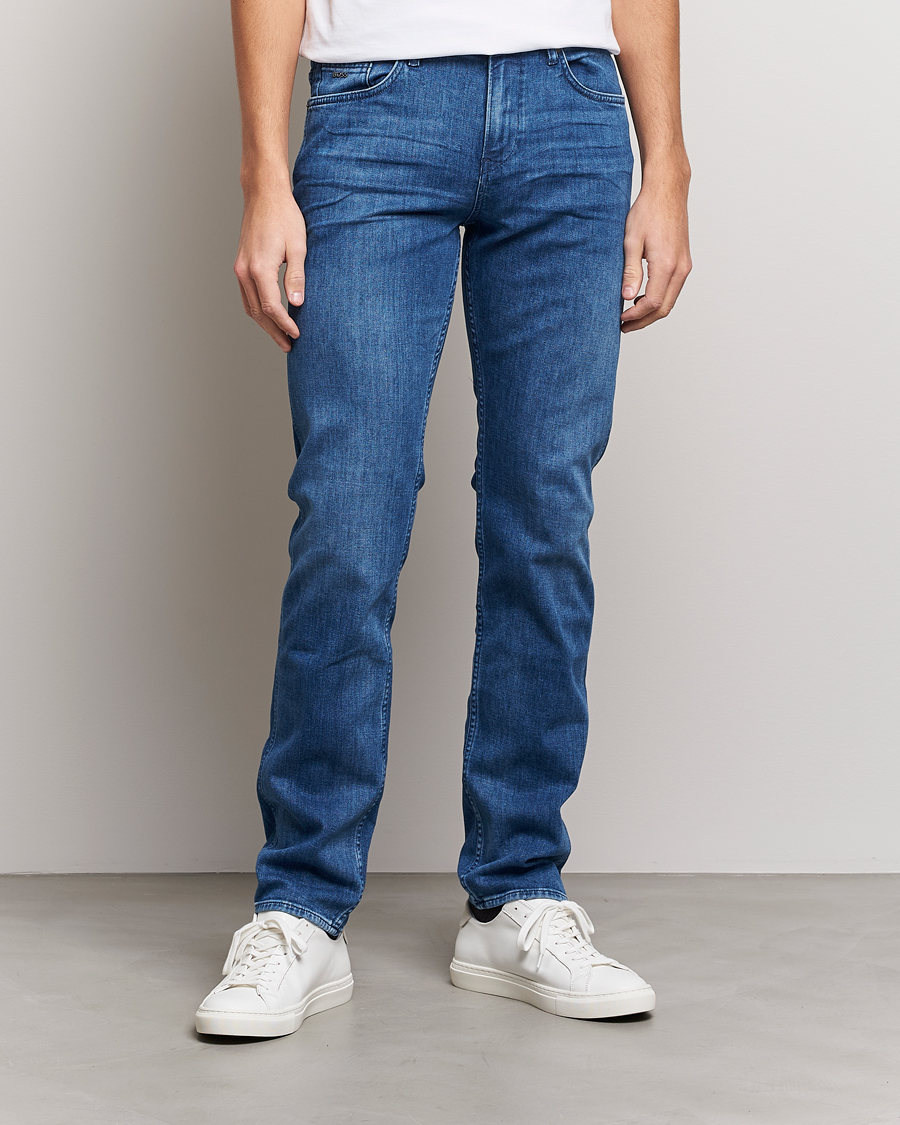 Mies |  | BOSS BLACK | Delaware Slim Fit Stretch Jeans Medium Blue
