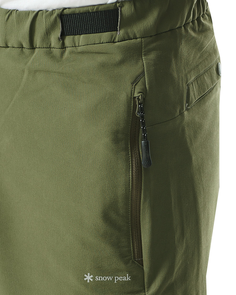 Snow Peak DWR Comfort Shorts Olive osoitteesta CareOfCarl.fi