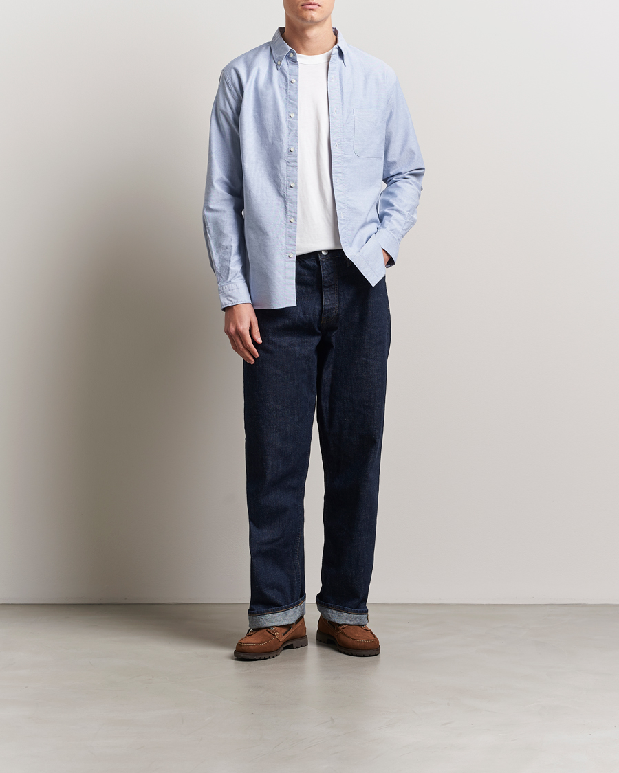 Mies | Kauluspaidat | BEAMS PLUS | Oxford Button Down Shirt Light Blue