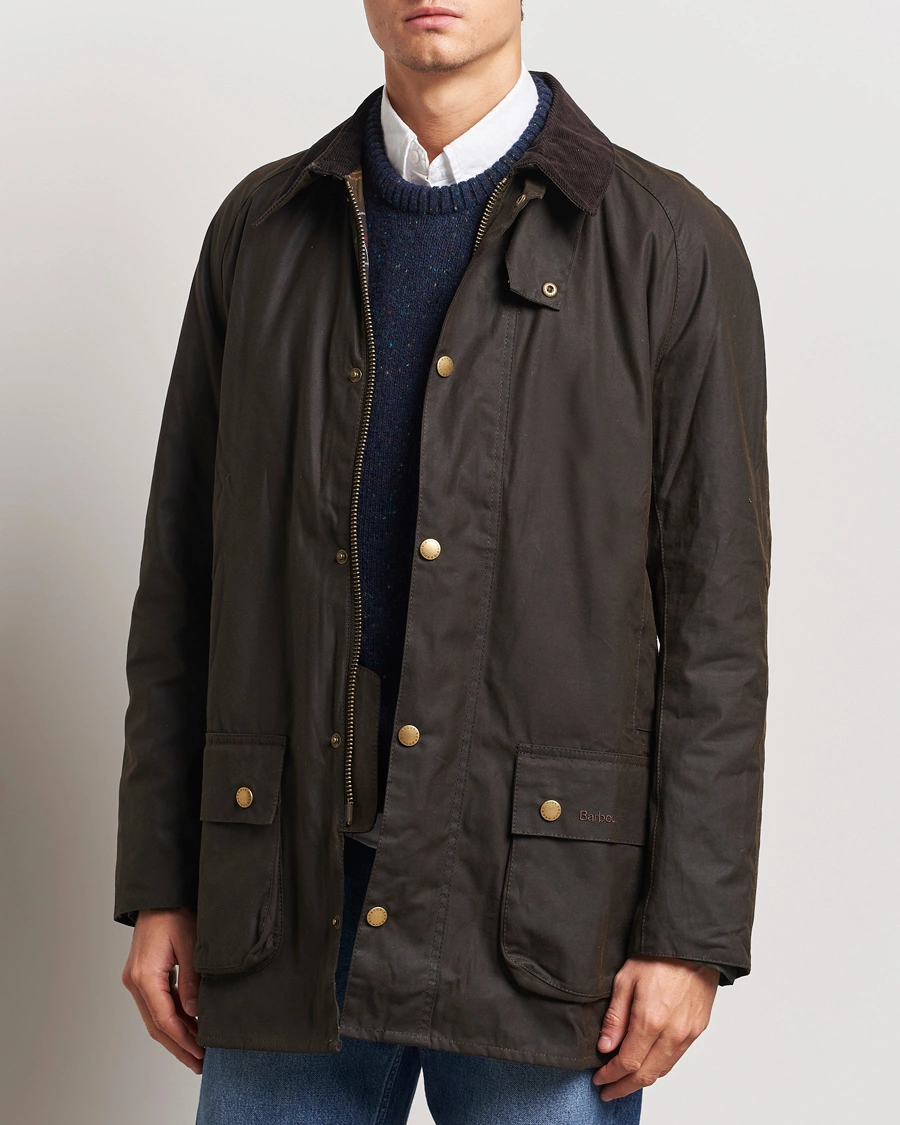 Mies |  | Barbour Lifestyle | Beausby Waxed Jacket Olive