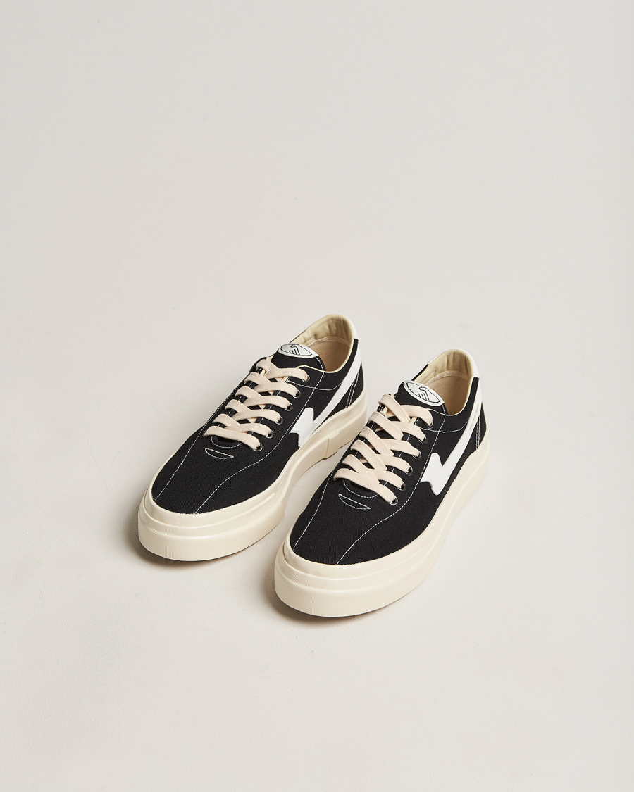 Mies | Uutuudet | Stepney Workers Club | Dellow S-Strike Canvas Sneaker Black/White
