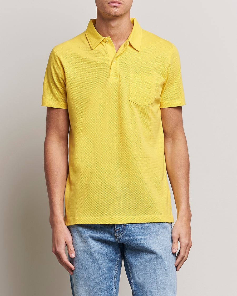Mies | Vaatteet | Sunspel | Riviera Polo Shirt Empire Yellow