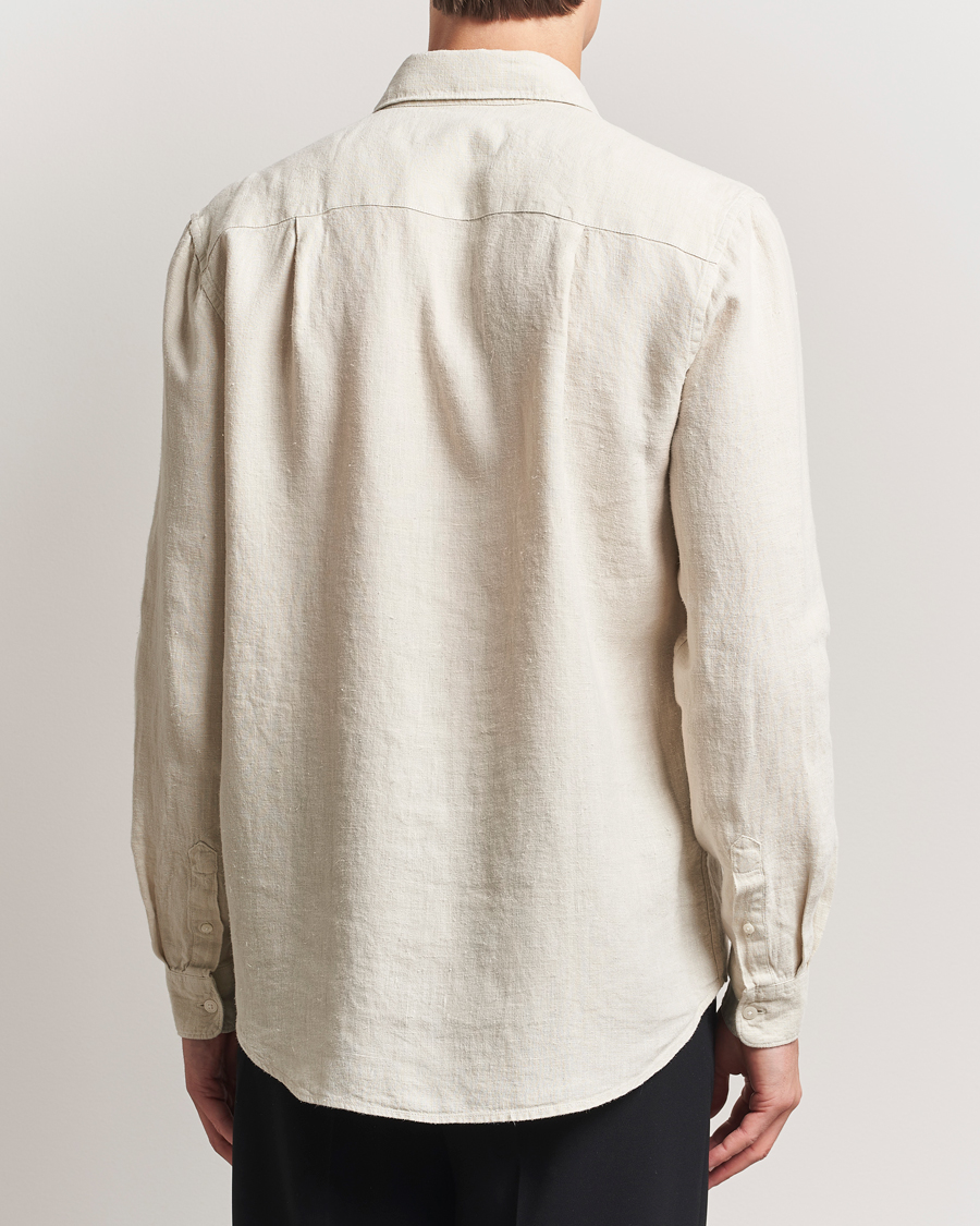 Mies | Kauluspaidat | A Day's March | Abu Linen Shirt Sand