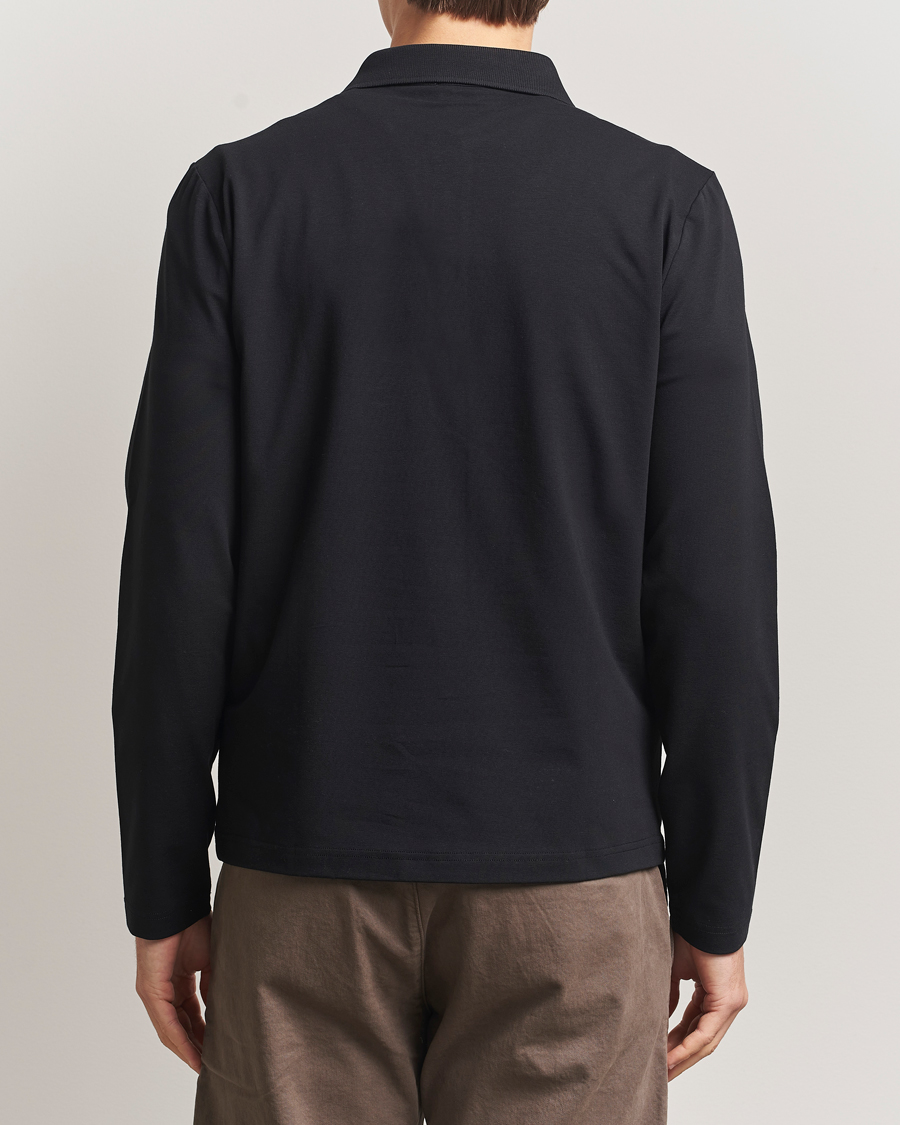 Mies | Pikeet | Filippa K | Luke Lycra Poloshirt Black