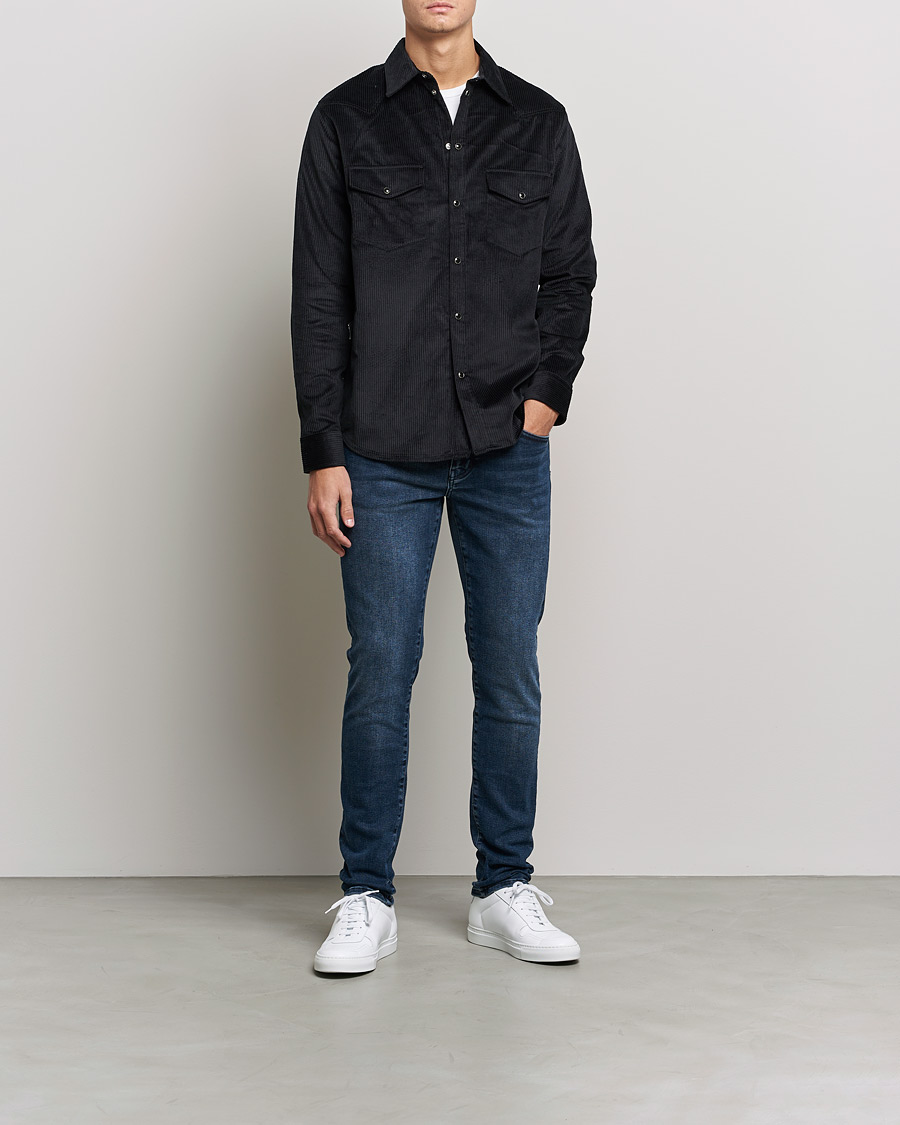  Tarp Cord Western Overshirt Black osoitteesta 