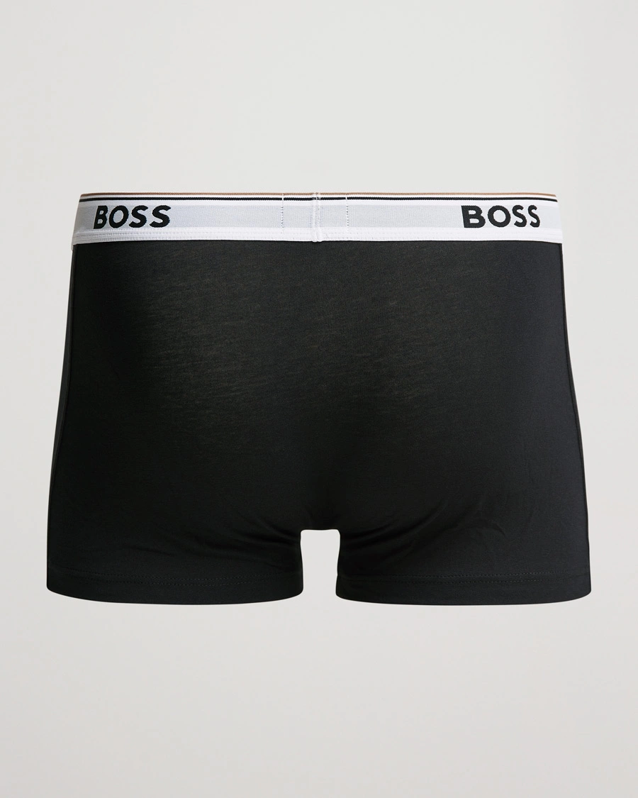 Mies | BOSS BLACK | BOSS BLACK | 3-Pack Trunk Boxer Shorts Black/White