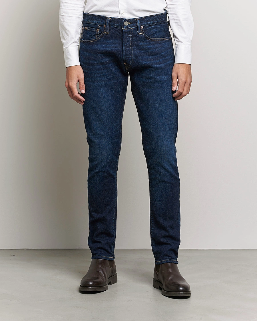 Mies | Farkut | Polo Ralph Lauren | Sullivan Slim Fit Stretch Jeans Dark Blue