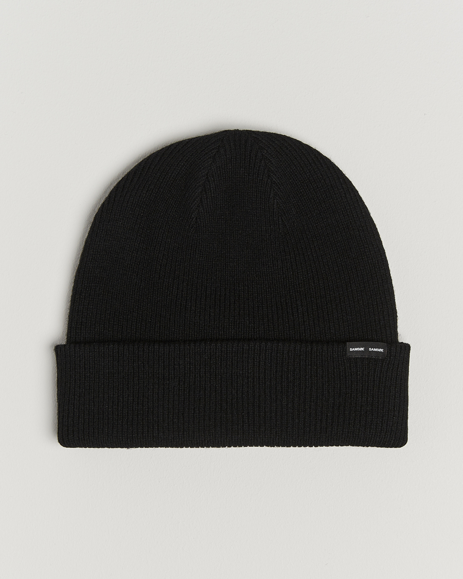 Mies | Pipot | Samsøe Samsøe | The Wool Beanie Black