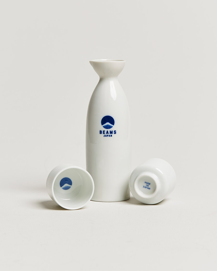 Mies | Japanese Department | Beams Japan | Sake Bottle & Cup Set White