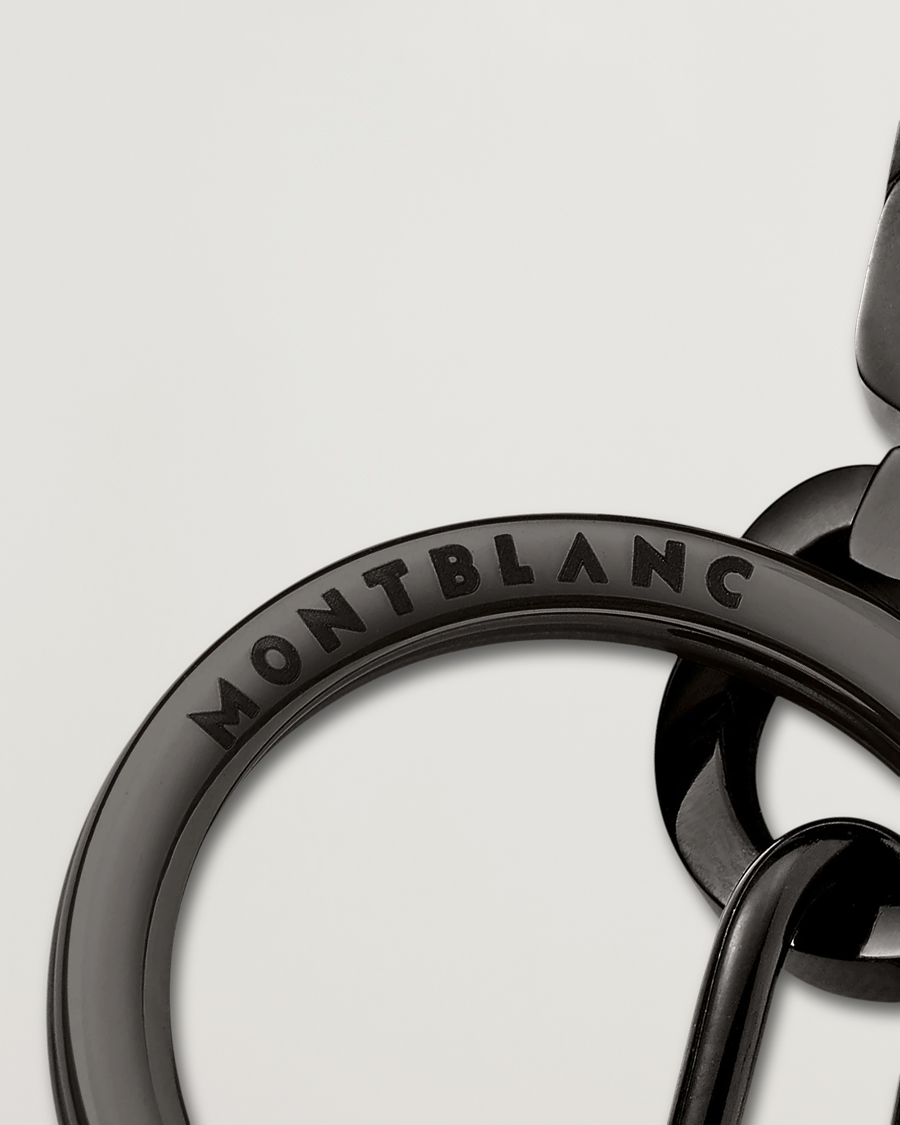 Mies | Montblanc | Montblanc | Meisterstück Spinning Emblem Key Fob Black