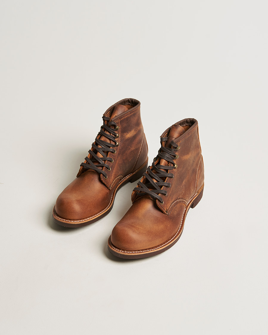 Mies | Nauhalliset varsikengät | Red Wing Shoes | Blacksmith Boot Copper Rough/Tough Leather
