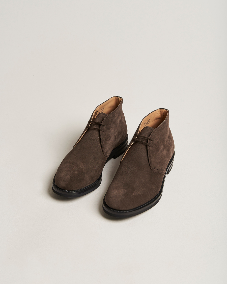 Mies | Käsintehdyt kengät | Church's | Ryder Desert Boots Dark Brown Suede