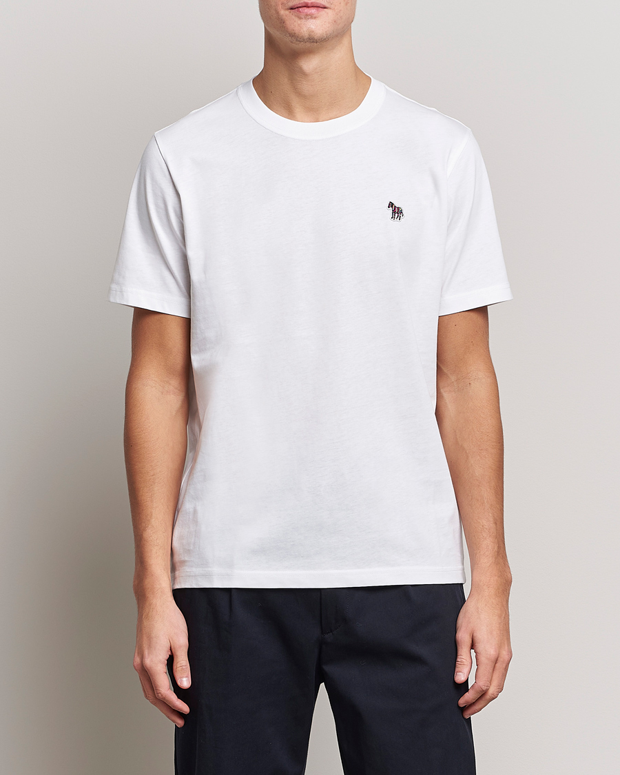 Mies | PS Paul Smith | PS Paul Smith | Classic Organic Cotton Zebra T-Shirt White