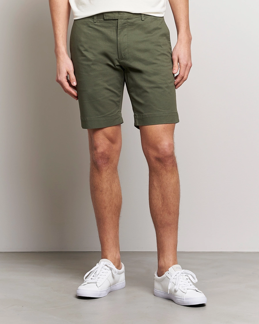 Mies | Preppy Authentic | Polo Ralph Lauren | Tailored Slim Fit Shorts Fossil Green