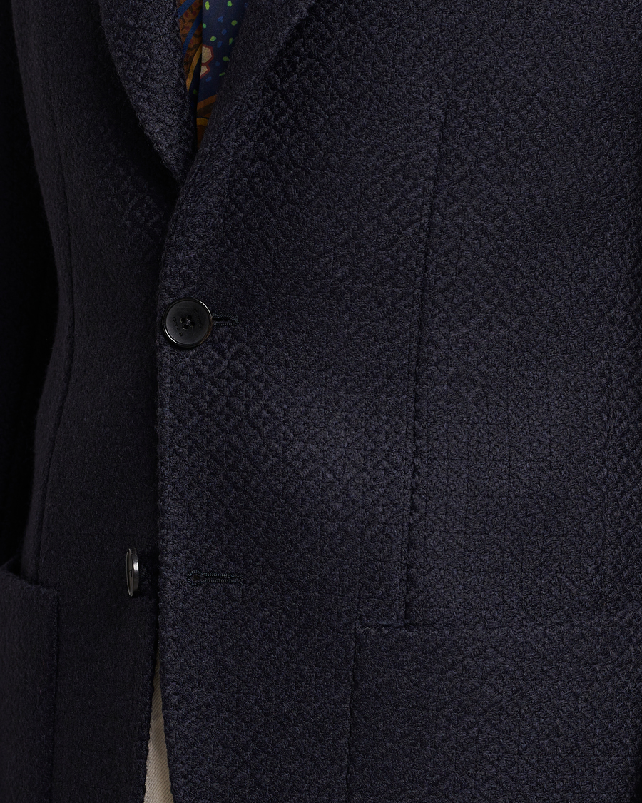 Mies | Pikkutakit | Etro | Jacquard Jersey Blazer Navy