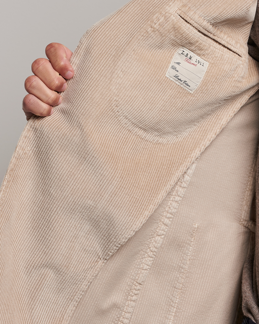 Mies | Pikkutakit | L.B.M. 1911 | Jack Corduroy Blazer Beige