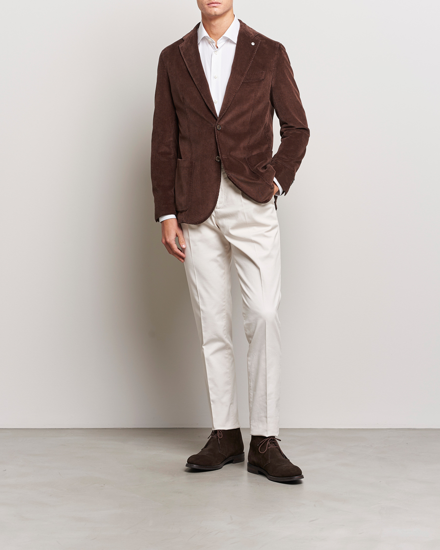 Mies | Pikkutakit | L.B.M. 1911 | Jack Corduroy Blazer Brown