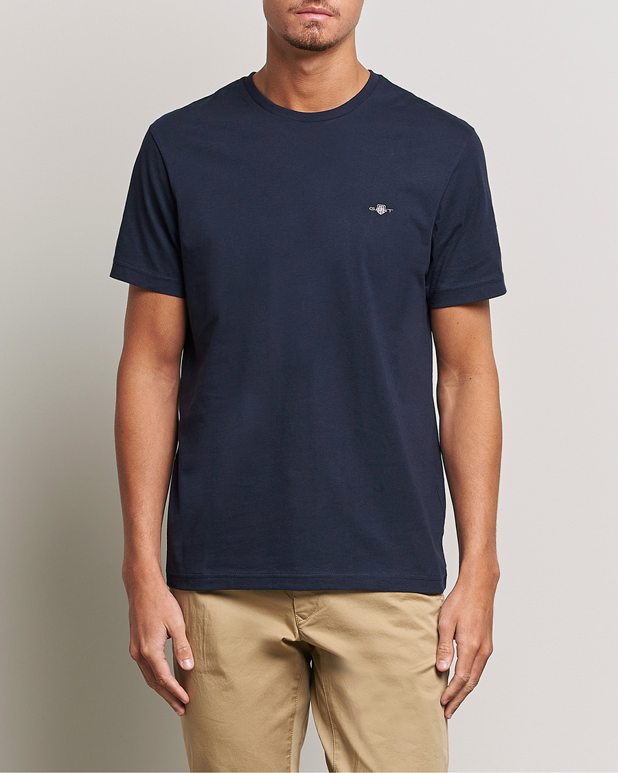 Mies | Preppy Authentic | GANT | The Original Solid T-Shirt Evening Blue