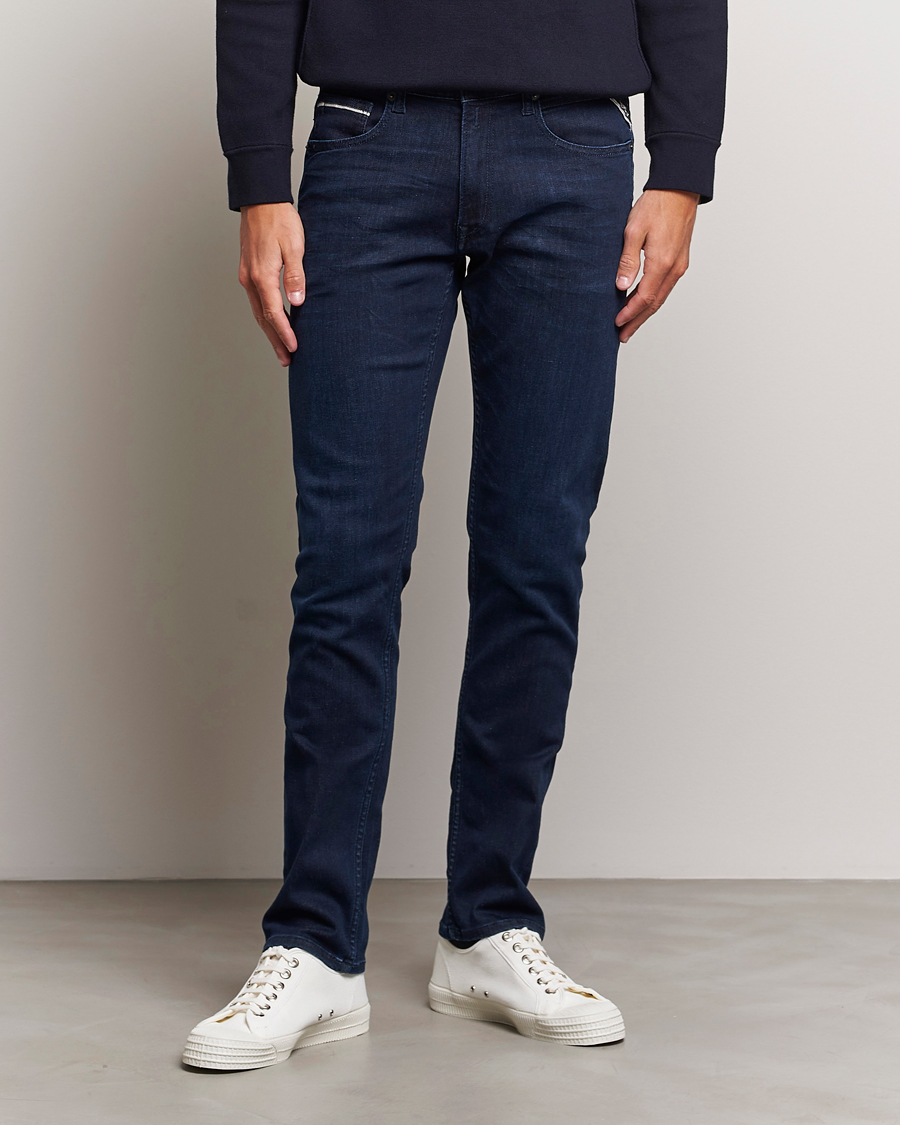 Mies |  | Replay | Grover Powerstretch Jeans Dark Blue