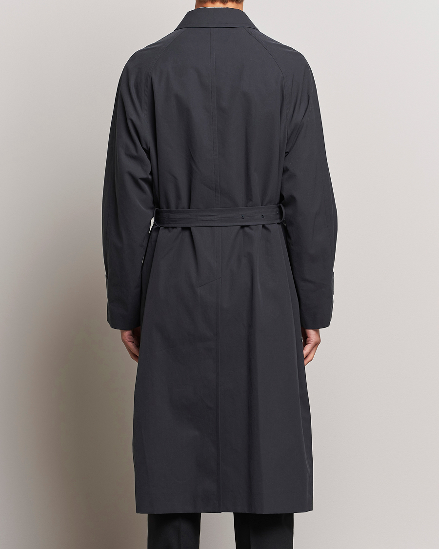 Mies | Takit | Auralee | Finx Gabardine Trench Coat Black