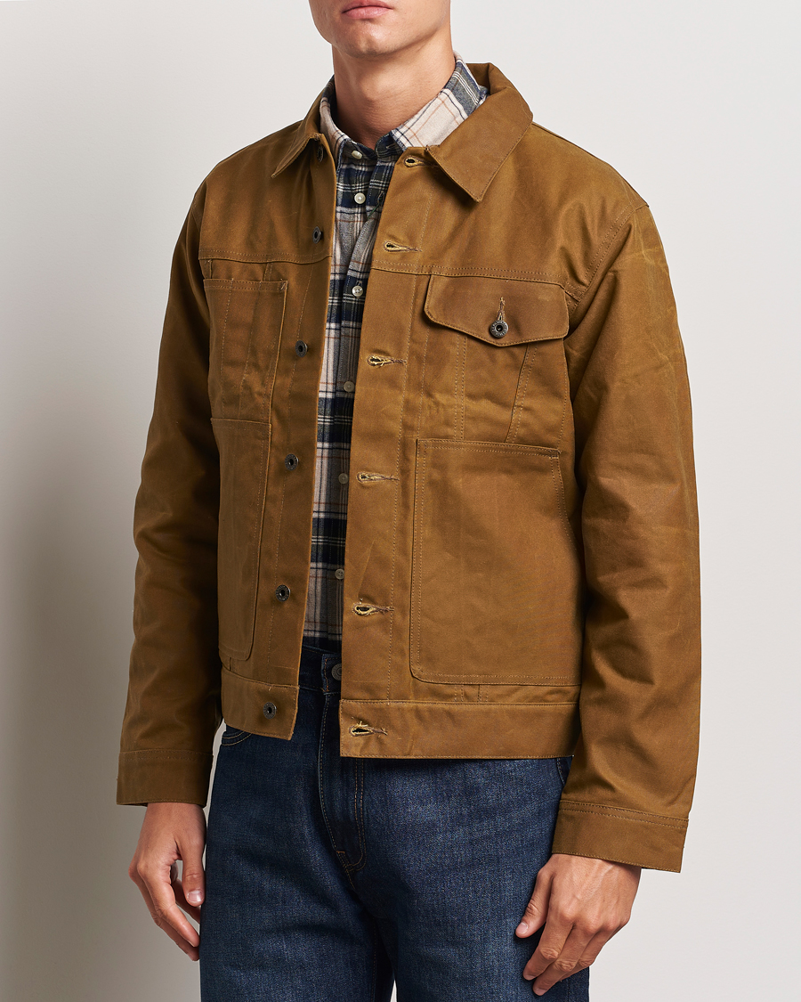 Mies | Filson | Filson | Short Lined Tin Cloth Cruiser Dark Tan