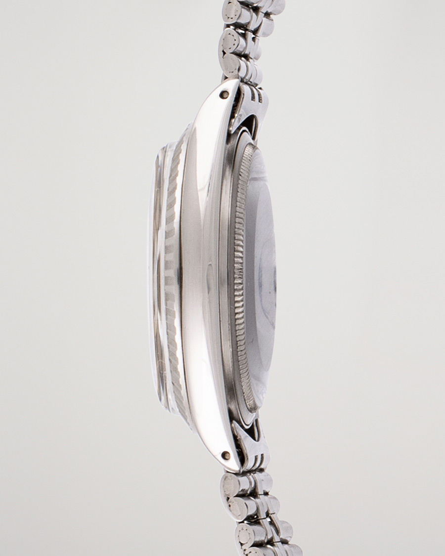 Mies | Rolex Pre-Owned Datejust 1601-3 Oyster Perpetual Steel Black | Rolex Pre-Owned | Datejust 1601-3 Oyster Perpetual Steel Black