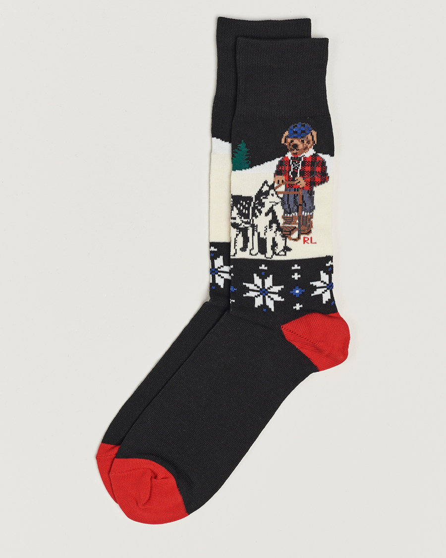 Mies | Alusvaatteet | Polo Ralph Lauren | Holiday Bear Socks Navy/White