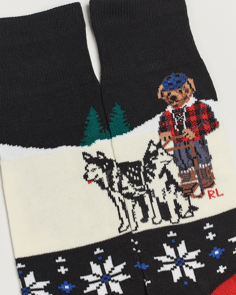 Mies | Alusvaatteet | Polo Ralph Lauren | Holiday Bear Socks Navy/White