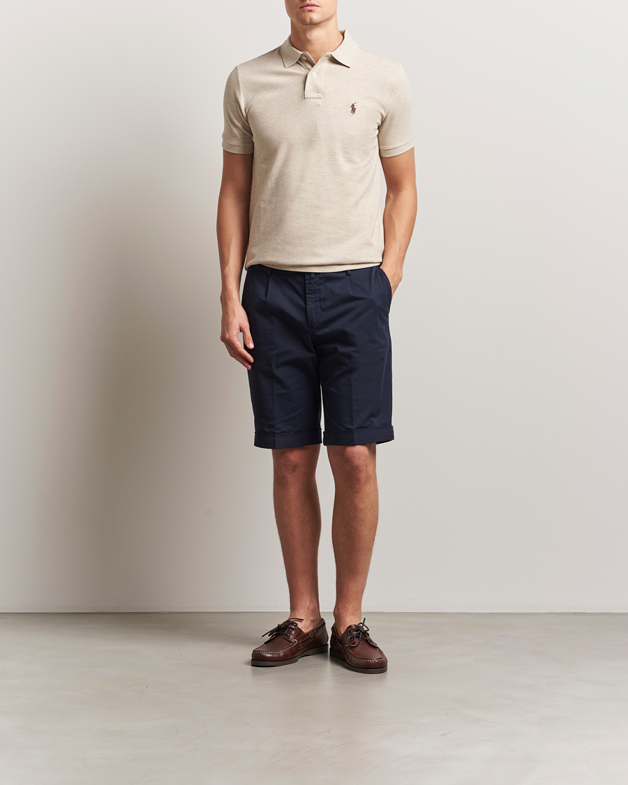 Mies | Pikeet | Polo Ralph Lauren | Custom Slim Fit Polo Expedition Dune Heather