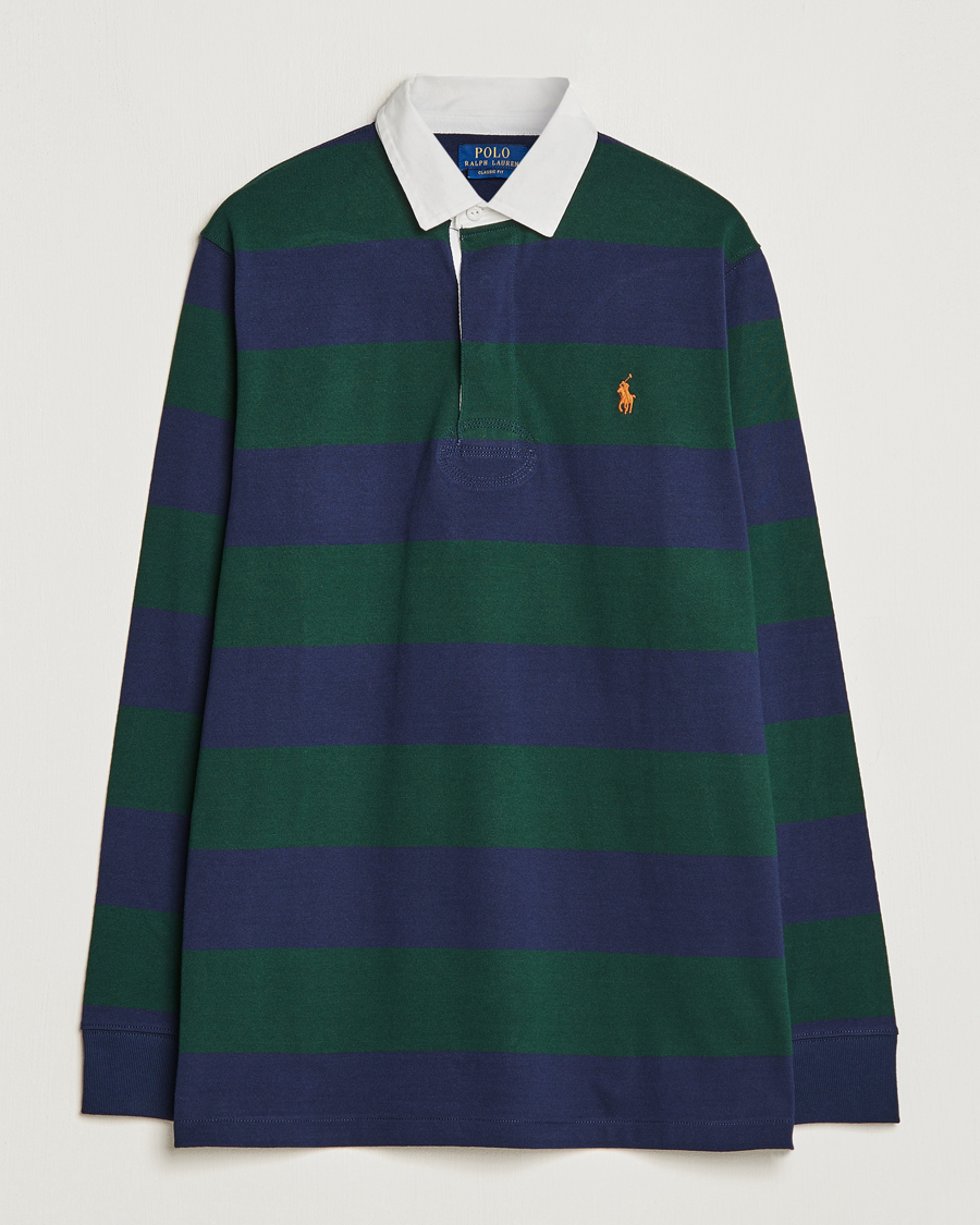 Mies | Puserot | Polo Ralph Lauren | Jersey Striped Rugger Navy/Green