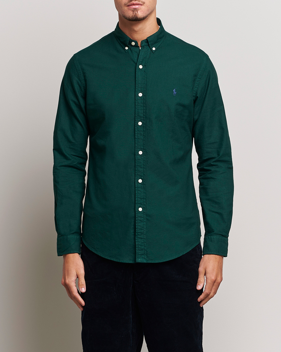 Mies |  | Polo Ralph Lauren | Slim Fit Garment Dyed Oxford Moss Agate