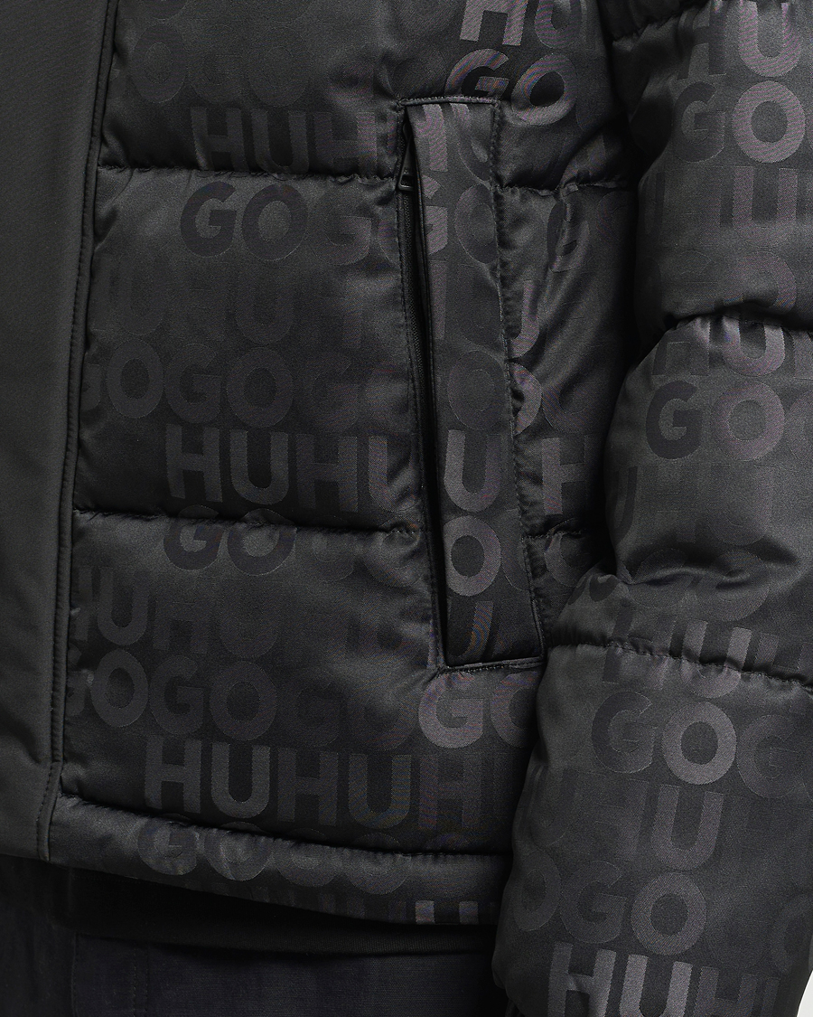 Mies | Takit | HUGO | Balto Monogram Down Jacket Black