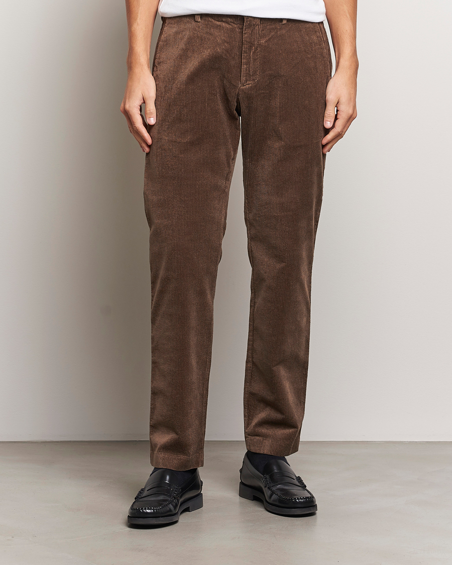 Mies |  | NN07 | Theo Regular Fit Corduroy Chinos Shitake