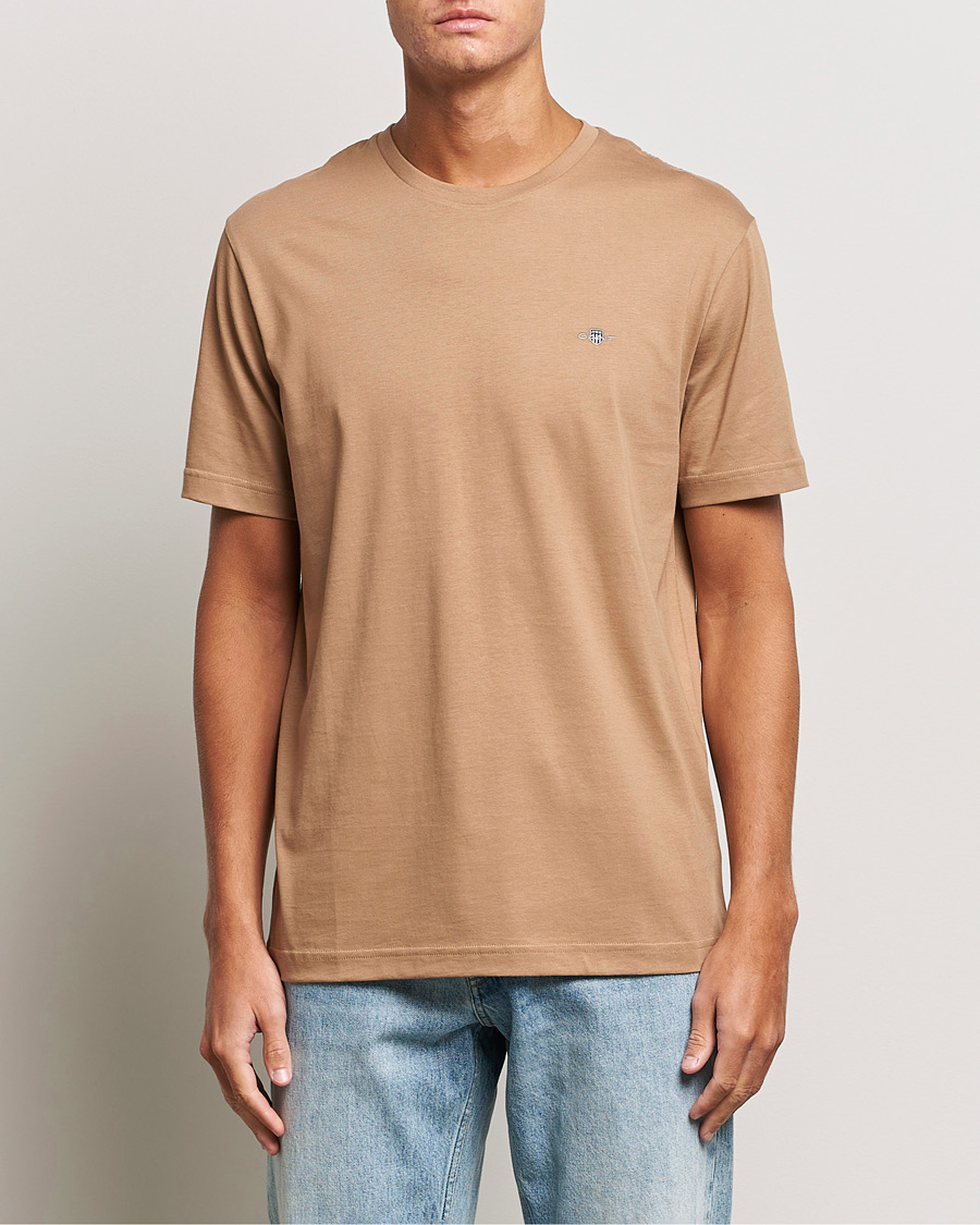 Mies |  | GANT | The Original T-Shirt Warm Khaki