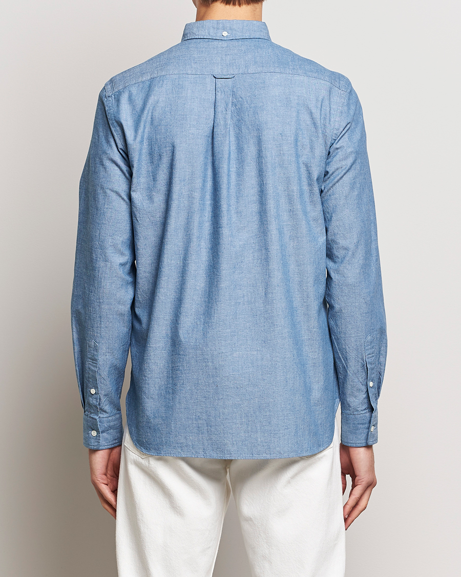 Mies | Kauluspaidat | BEAMS PLUS | Chambray Button Down Shirt Light Blue
