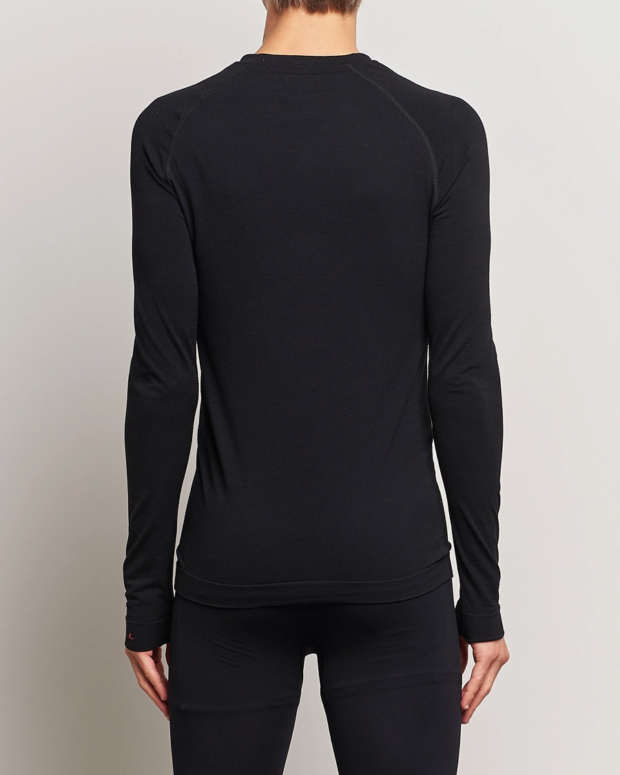 Mies |  | Falke Sport | Long Sleeve Wool Tech Light Shirt Black