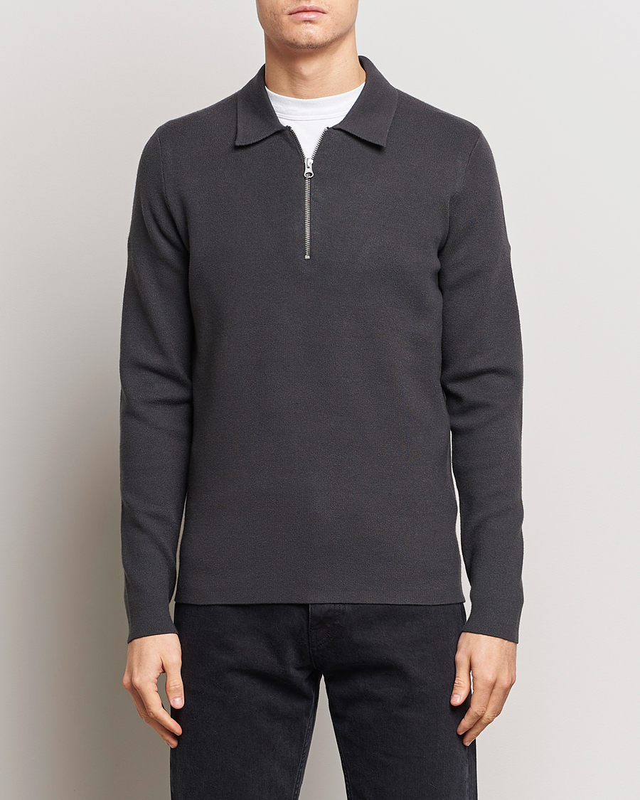 Mies |  | Samsøe Samsøe | Guna Half Zip Volcanic Ash